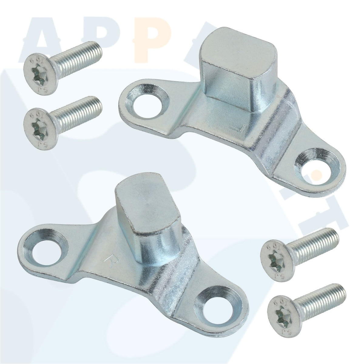 APPERFiT hinge next to ruler showing dimensions for exact OEM fitment benefit