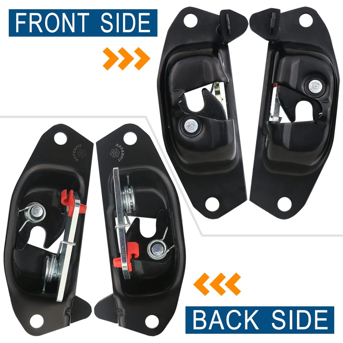 APPERFiT right-side tailgate latch fitted and enabling smooth release