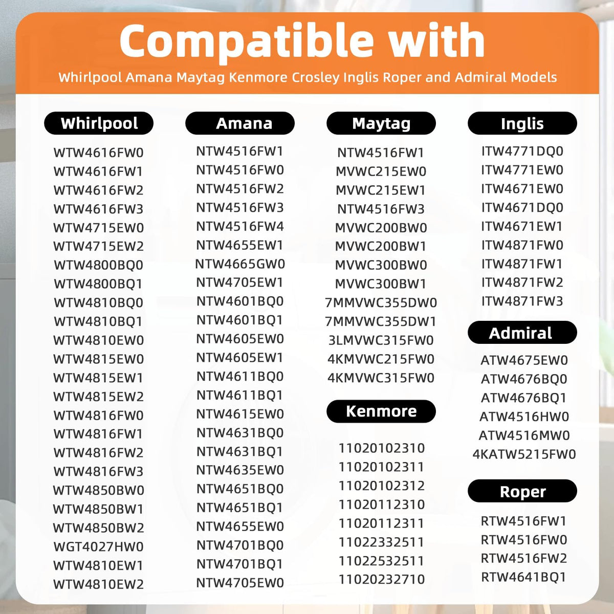 APPLIANCEMATES bushings and accessories laid out for easy parts identification