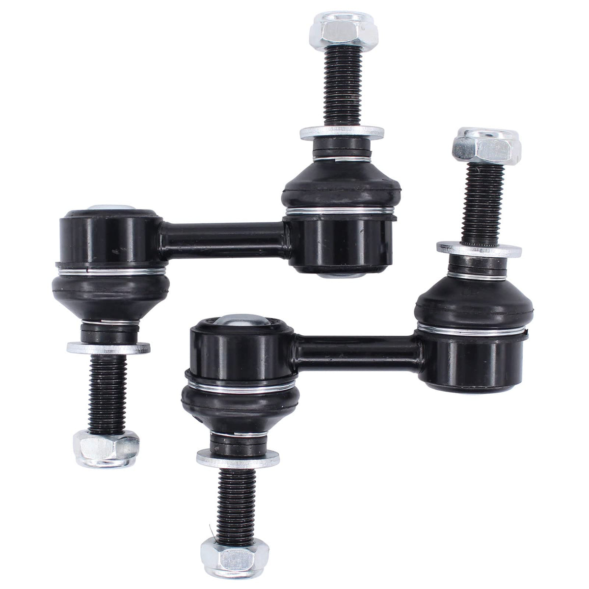 ApplianPar front sway bar end links packaging showing both driver and passenger pieces and fitment benefit