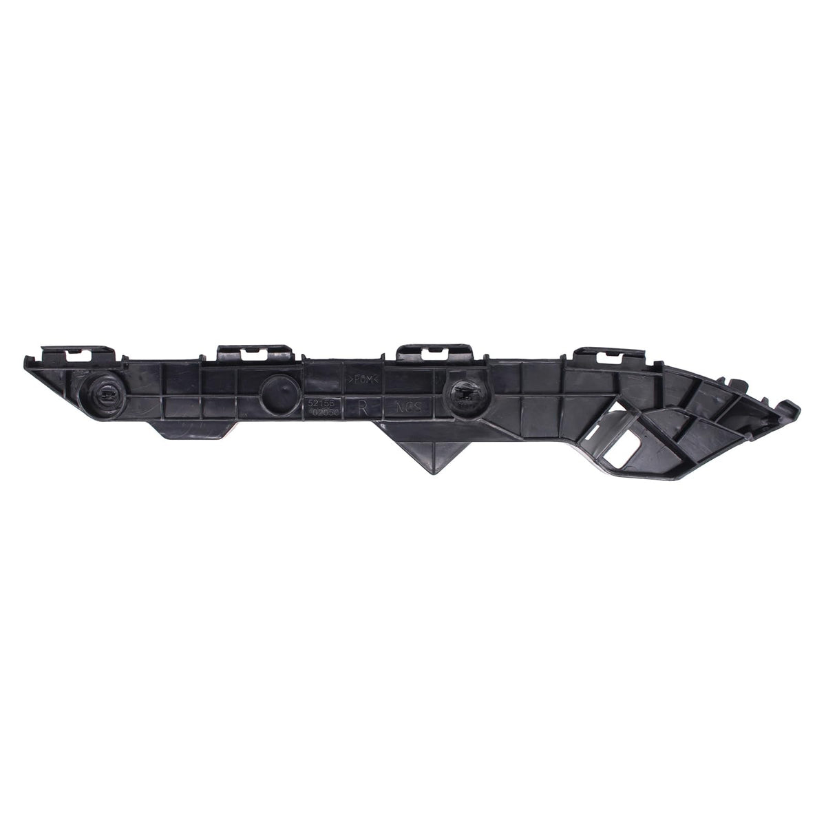 ApplianPar brackets installed on a Toyota Corolla rear bumper demonstrating correct alignment