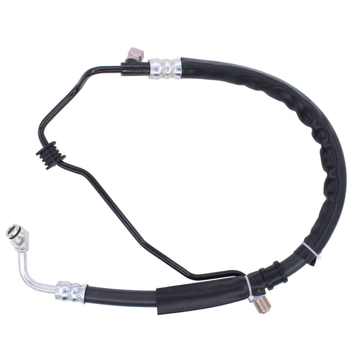 ApplianPar hose installed in Honda Civic engine bay showing correct routing