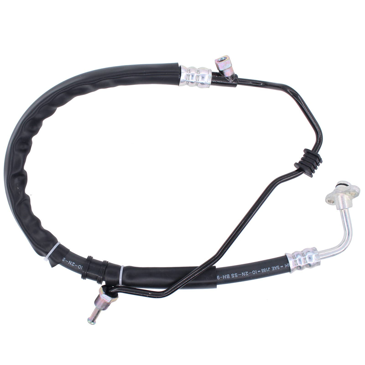 ApplianPar power steering hose front view showing fit and connector benefit