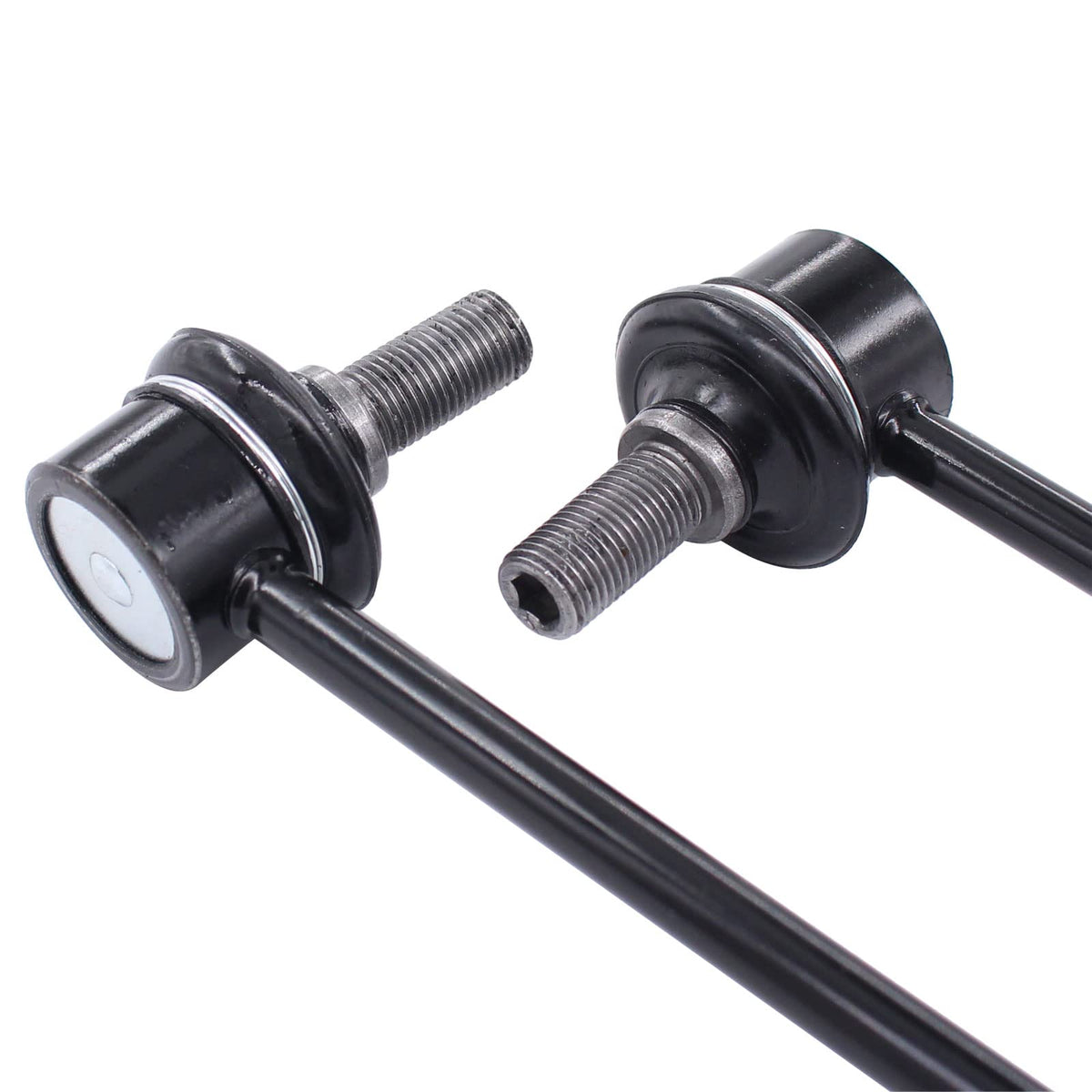 ApplianPar sway bar links next to ruler for scale - accurate direct-fit sizing