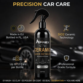 APREX used on wheel and trim showing safe multi-surface protection