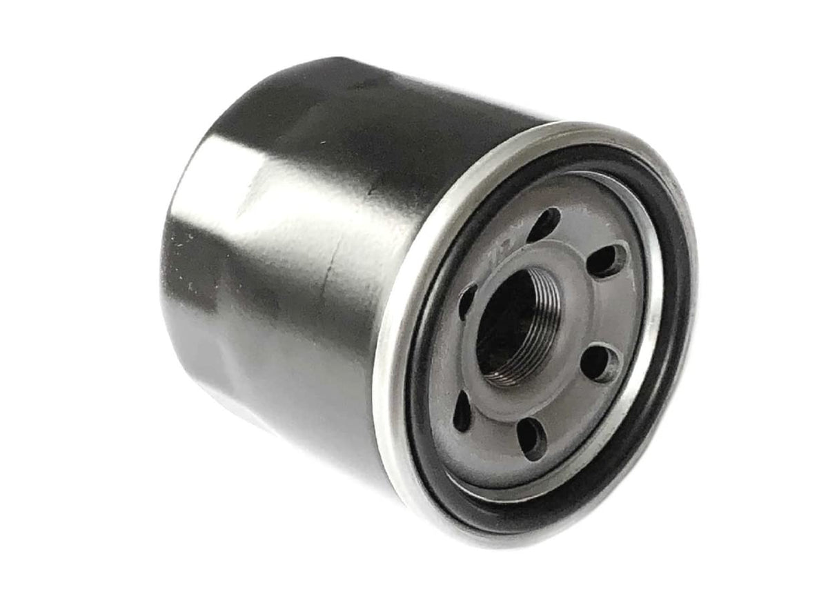 Aprilia oil filter cutaway showing media for reliable particle retention