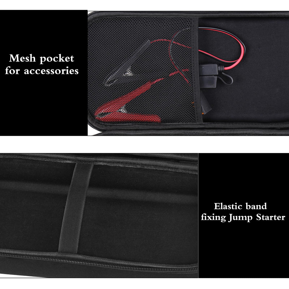 Aproca zipper and handle detail providing durable easy carrying