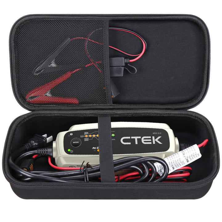 Aproca case front view protecting CTEK MXS 5.0 for safer transport
