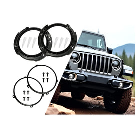 APRT bezel installed on Jeep Wrangler JK showing immediate fitment benefit