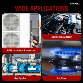 Aprvtio field technician lifestyle shot illustrating professional HVAC troubleshooting