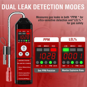 Aprvtio in use on car AC demonstrating quick leak detection