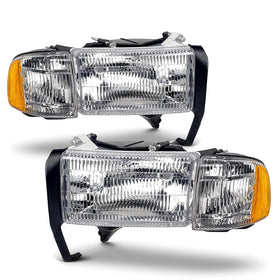 APSVE front view headlight pair showing clean OE look and improved curb appeal
