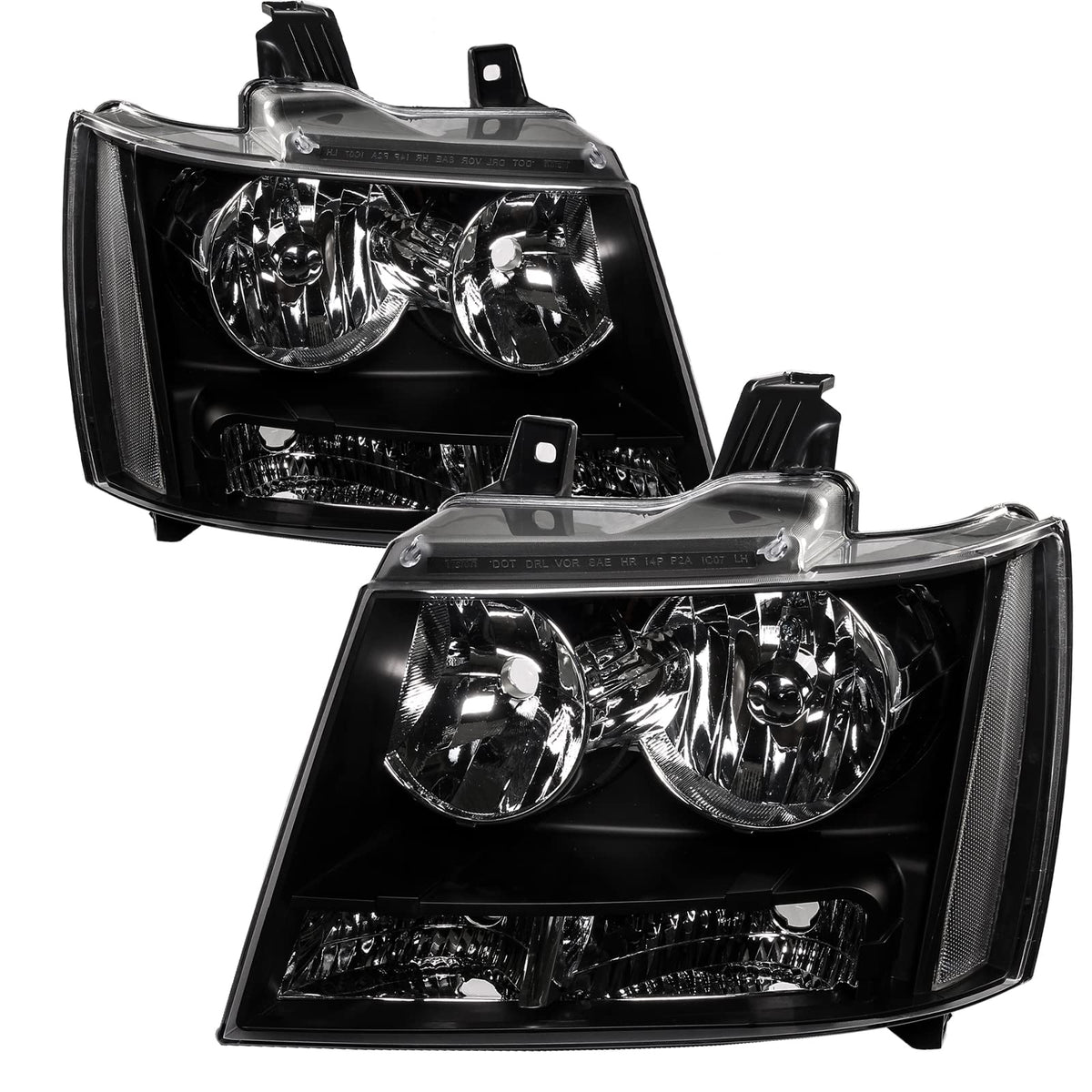 APSVE headlight front view showing clean lens and direct-fit benefit