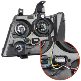APSVE headlight held in hand showing scale and exact-fit confidence benefit