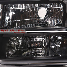 APSVE headlight without bulbs showing H11 9005 3457A sockets advantage