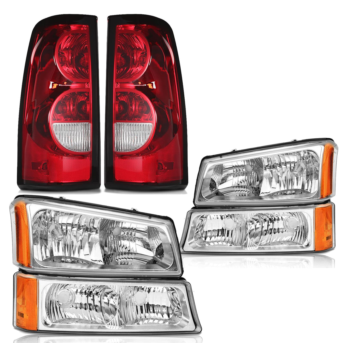 APSVE front headlights chrome housing showing clean fit and refreshed look