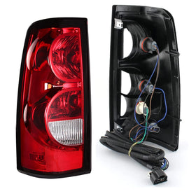 APSVE installed rear on Silverado at night showing clear brake illumination