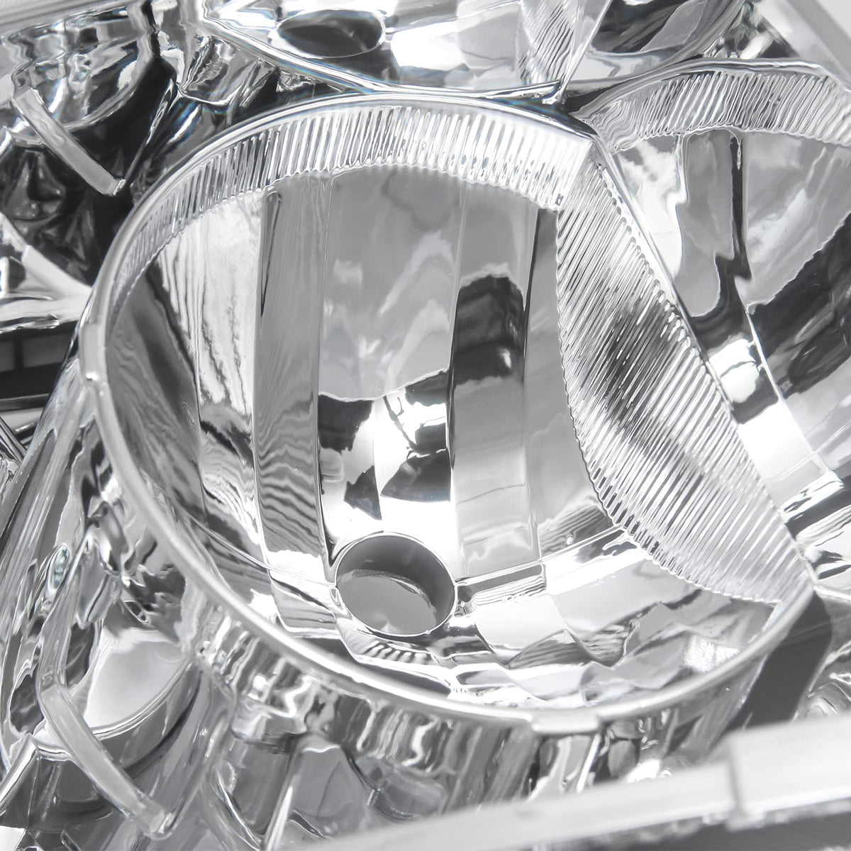 APSVE headlight next to ruler showing exact OEM-fit scale