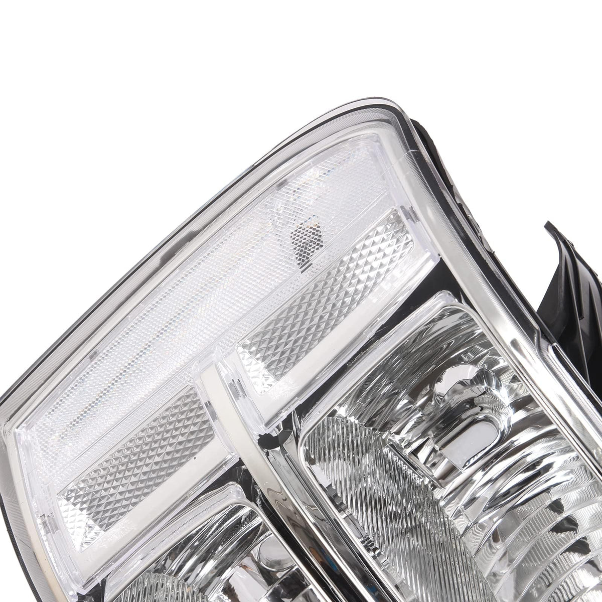 APSVE headlight next to ruler for scale and accurate sizing guidance
