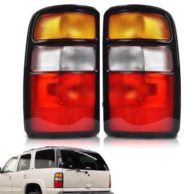 APSVE front view of red lens tail light showing OEM fit and appearance