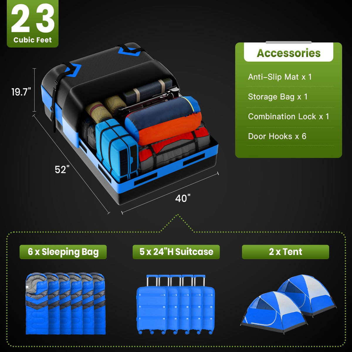 APTY close-up of waterproof zipper and flap protecting contents