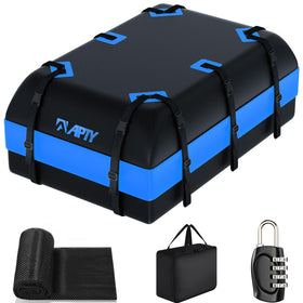 APTY front view on car roof showing roomy 23 cu ft storage benefit