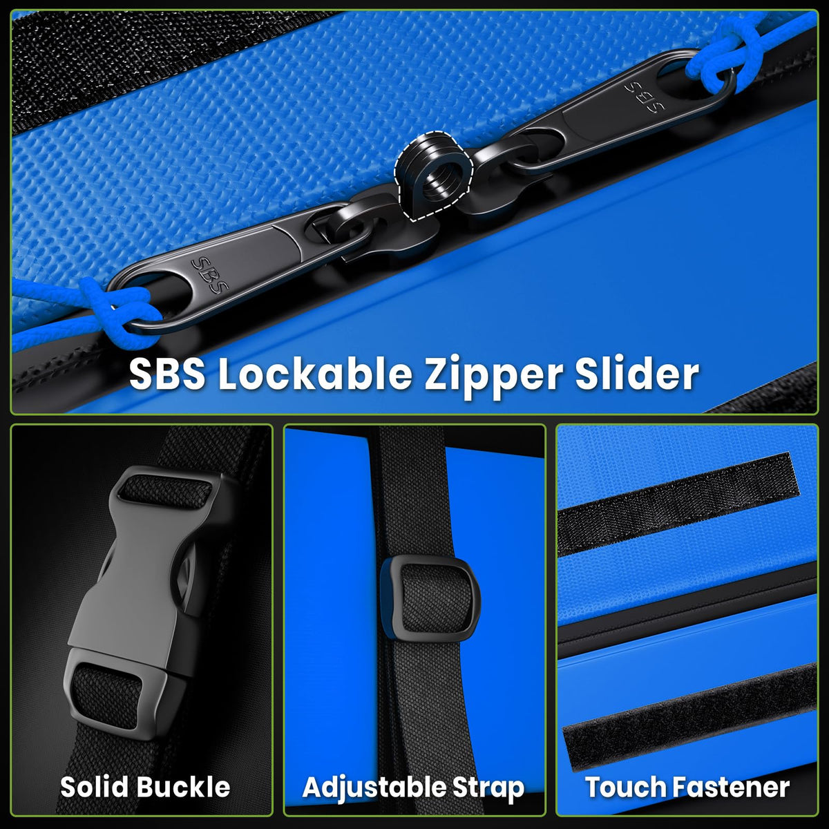 APTY combination lock and straps for security and stable transport