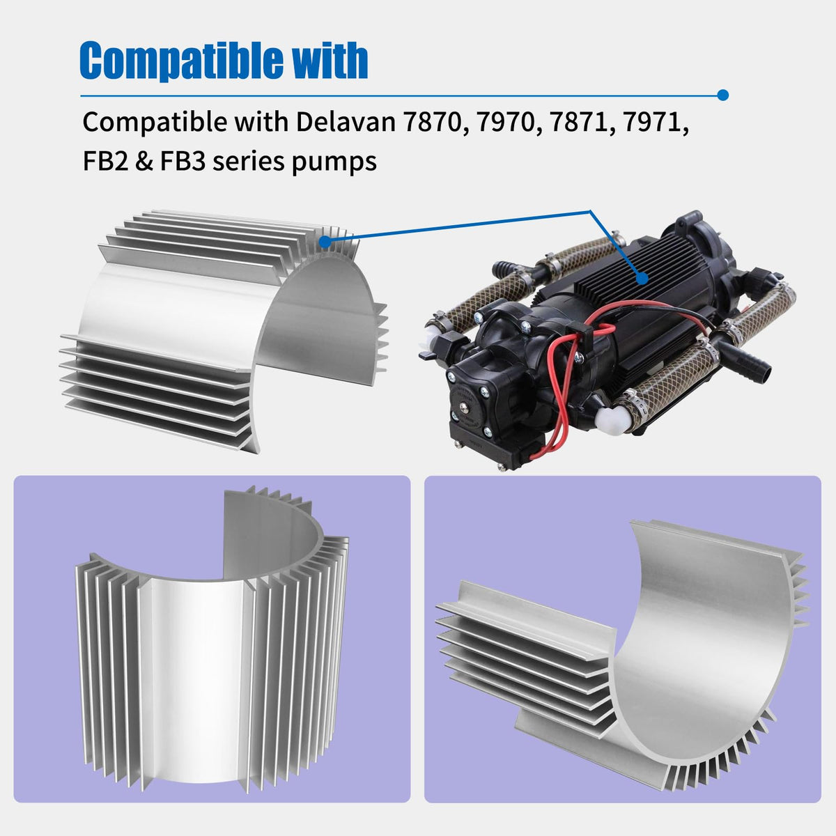 AQBB side profile showing exact fit on motor circumference and easier maintenance