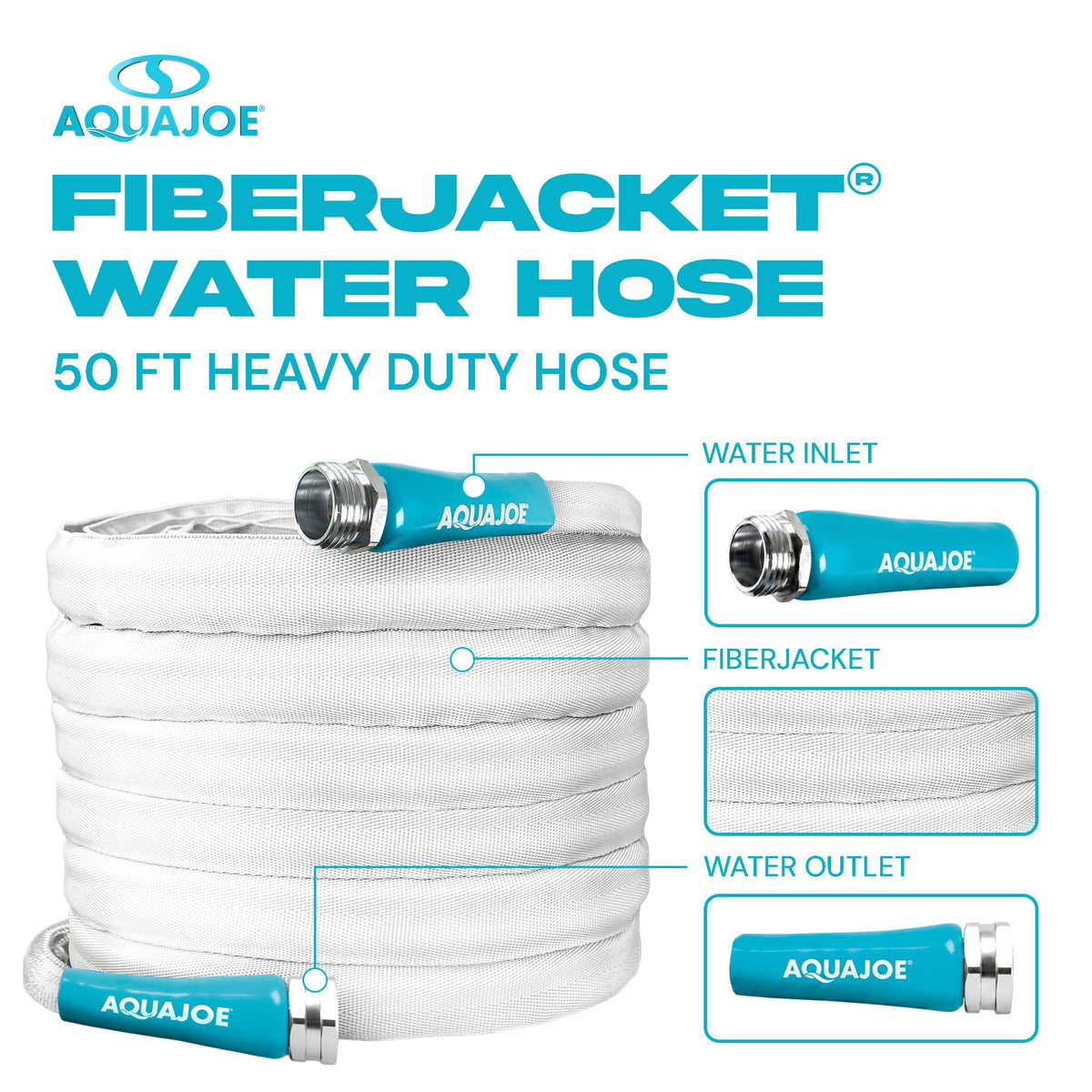 Aqua Joe rinsing marine deck gear, weather-resistant for boats