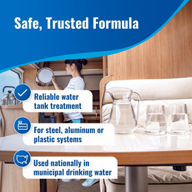 Aquamarine lifestyle shot at marina and RV for seasonal maintenance benefit