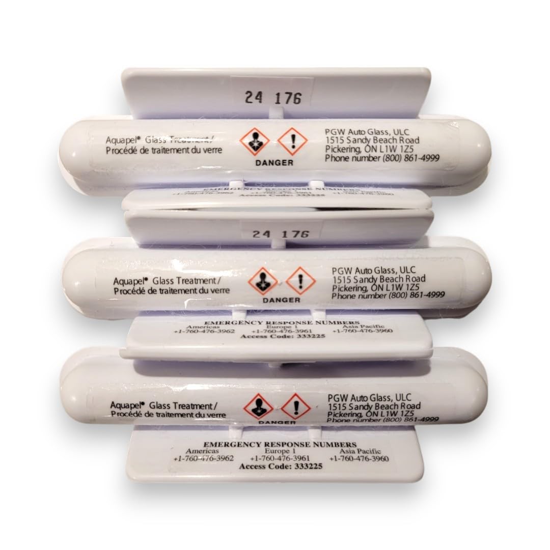 Aquapel front packaging showing three applicators and clear product branding for easy identification and use