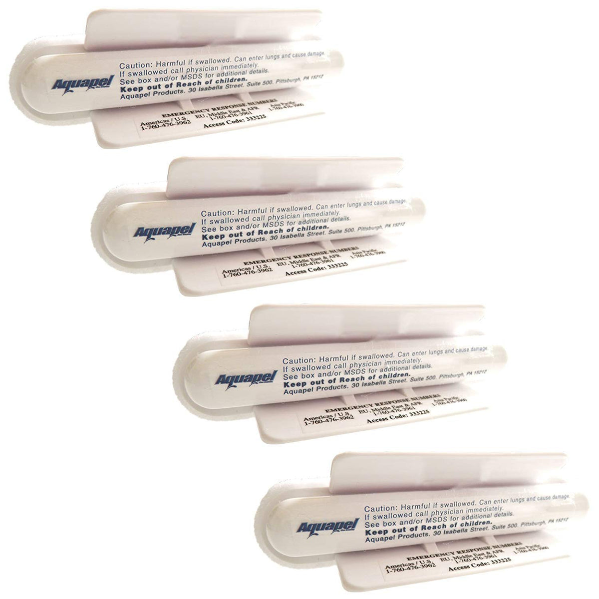 Aquapel front packaging showing four single‑use applicators and kit benefits