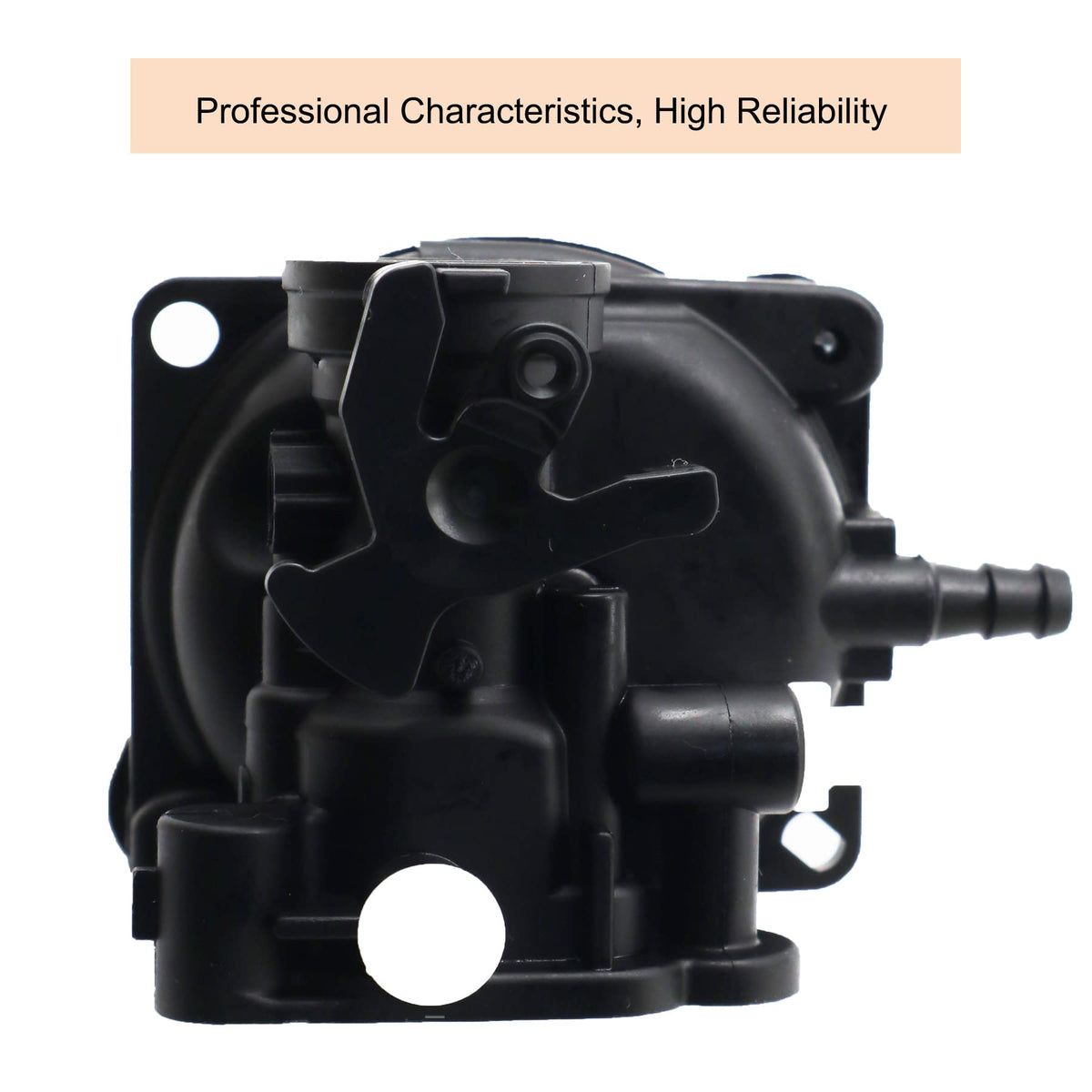 AQXMIOE close-up of carburetor body highlighting precision machining and reliability