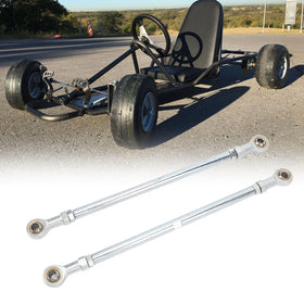 aqxreight installed on go-kart illustrating improved steering alignment and control