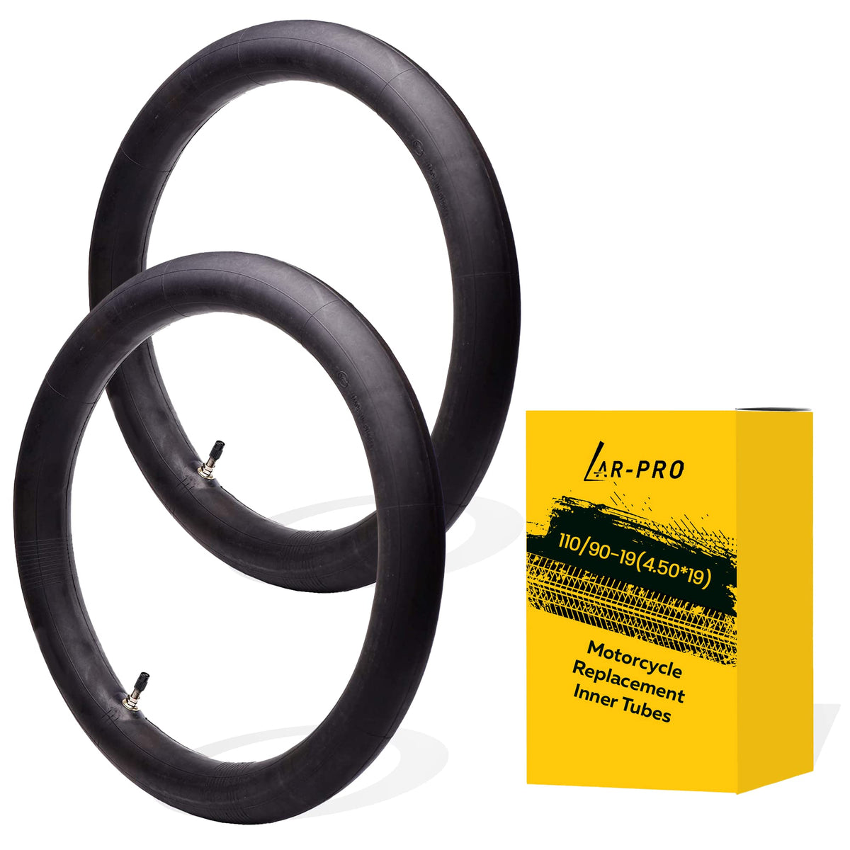 AR-PRO front pack showing two inner tubes and labeling, reliable replacement