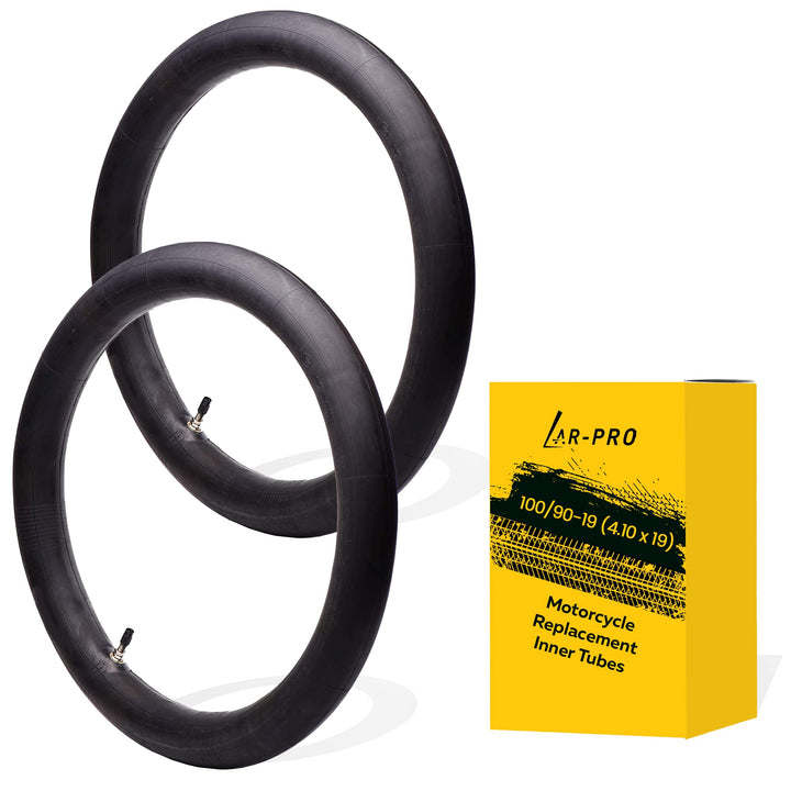 AR-PRO front view of two-pack inner tubes showing packaging and contents benefit durability