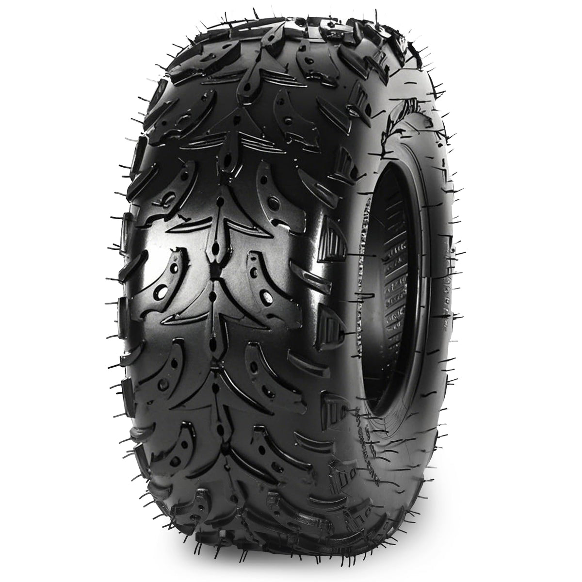 AR-PRO front view of 145/70-6 tire showing full tread for better traction