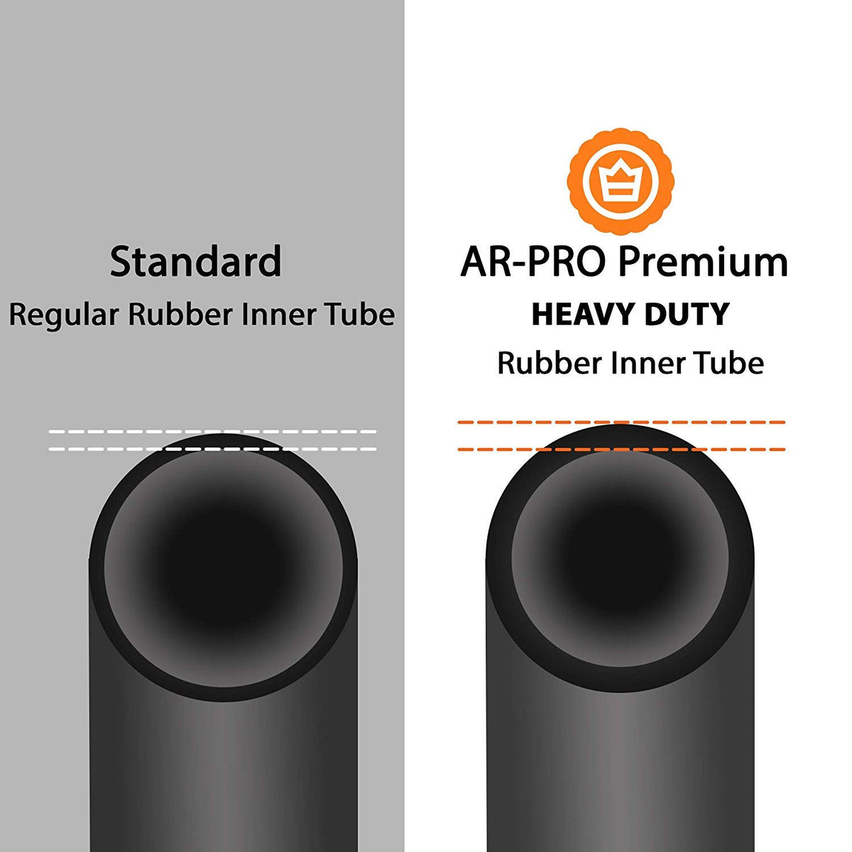 AR-PRO installed on a garden cart in use for reliable lawn and yard transport