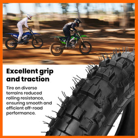 AR-PRO installed on a youth dirt bike riding a trail illustrating real-world performance
