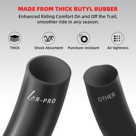 AR-PRO mounted on dirt bike rear illustrating fit and stability