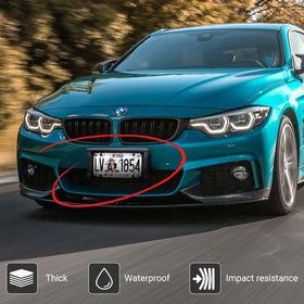 AR-PRO plate and guard next to ruler showing fit and scale benefit