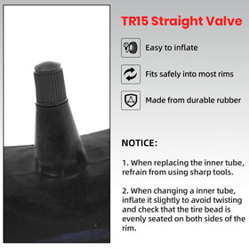 AR-PRO tube next to 16-inch rim for clear size and scale reference