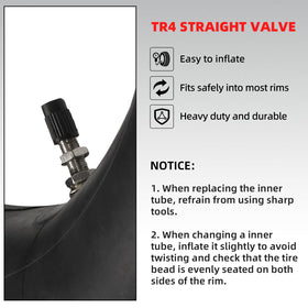 AR-PRO tube beside an 18-inch rim showing correct size and fit clarity