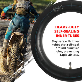 AR-PRO spare tube in gear bag illustrating convenient trail-side backup