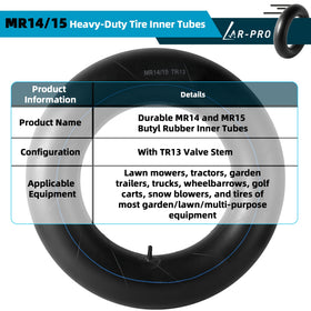 AR-PRO TR13 valve stem close-up showing easy inflation compatibility