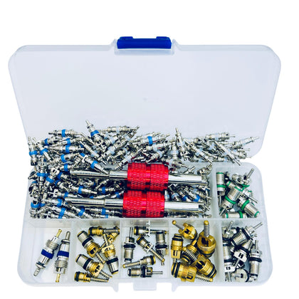 Aracey front box display showing complete 112-piece kit and organization