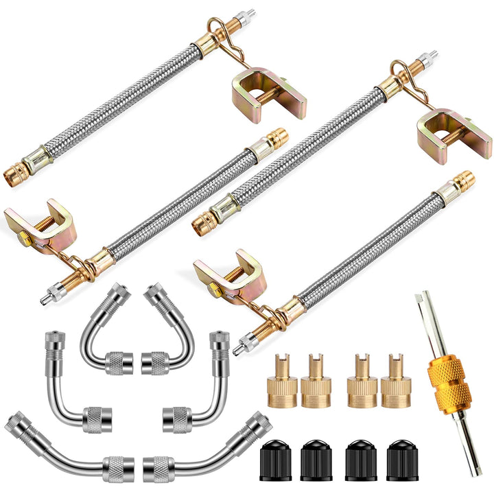 Aracey front packaging showing full valve extender kit and benefits