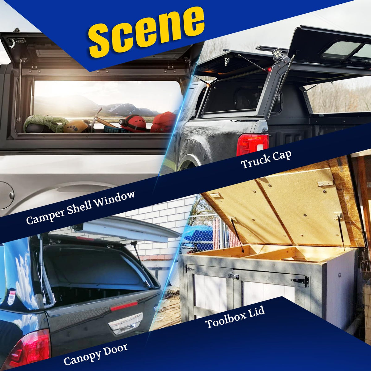 ARANA installed on camper rear window in outdoor lifestyle scene for versatile use