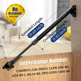 ARANA ANANA compressed close-up illustrating compact 11.82 inch retracted size for tight mounts