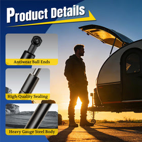 ARANA ball-stud end detail demonstrating sturdy connection and secure mounting benefit